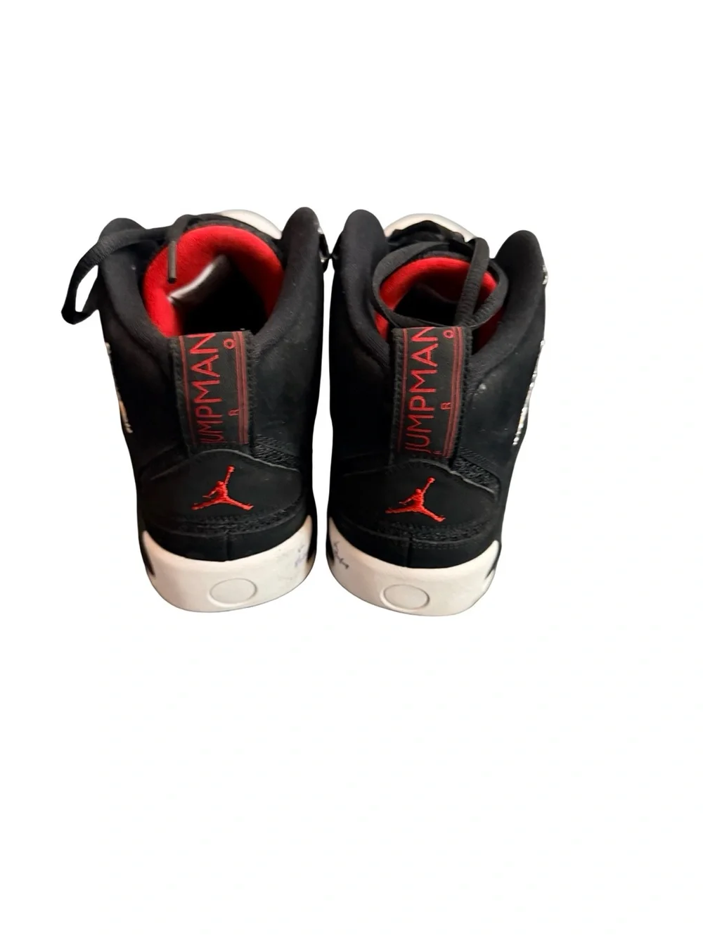 Jordan Black and White Retro Basketball Sneakers